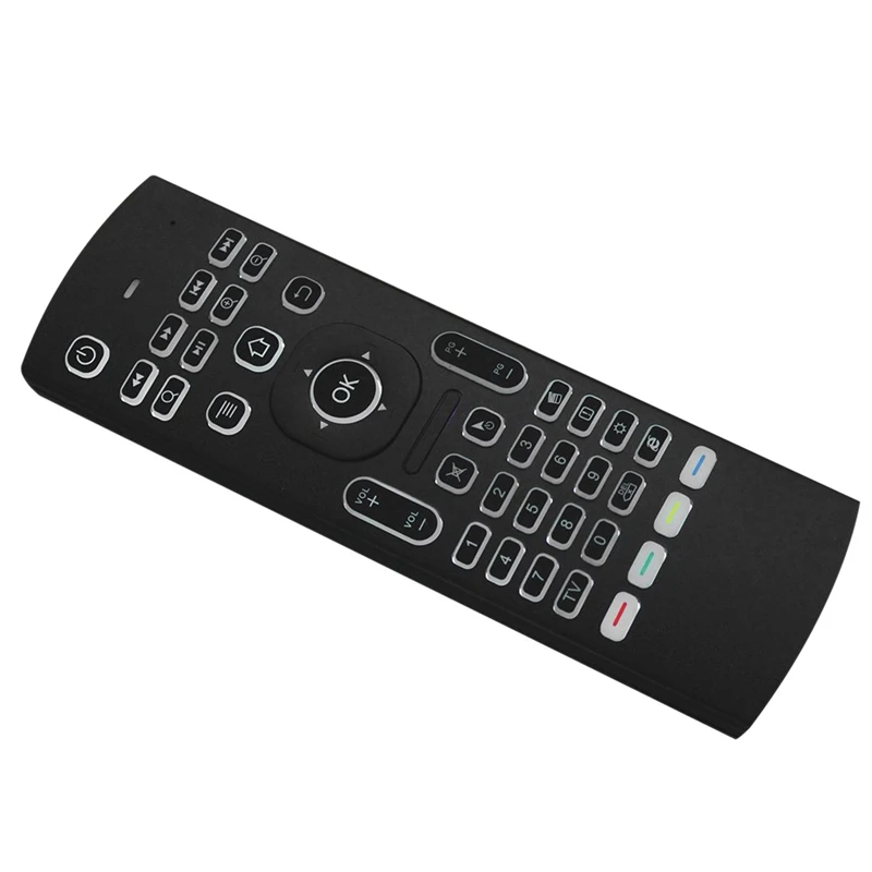 

2.4G Air Mouse, Backlight 6-Axis Somatosensory Remote Control Motion Sensing Game Ir Learning Buttons Wireless Keyboard For Mini