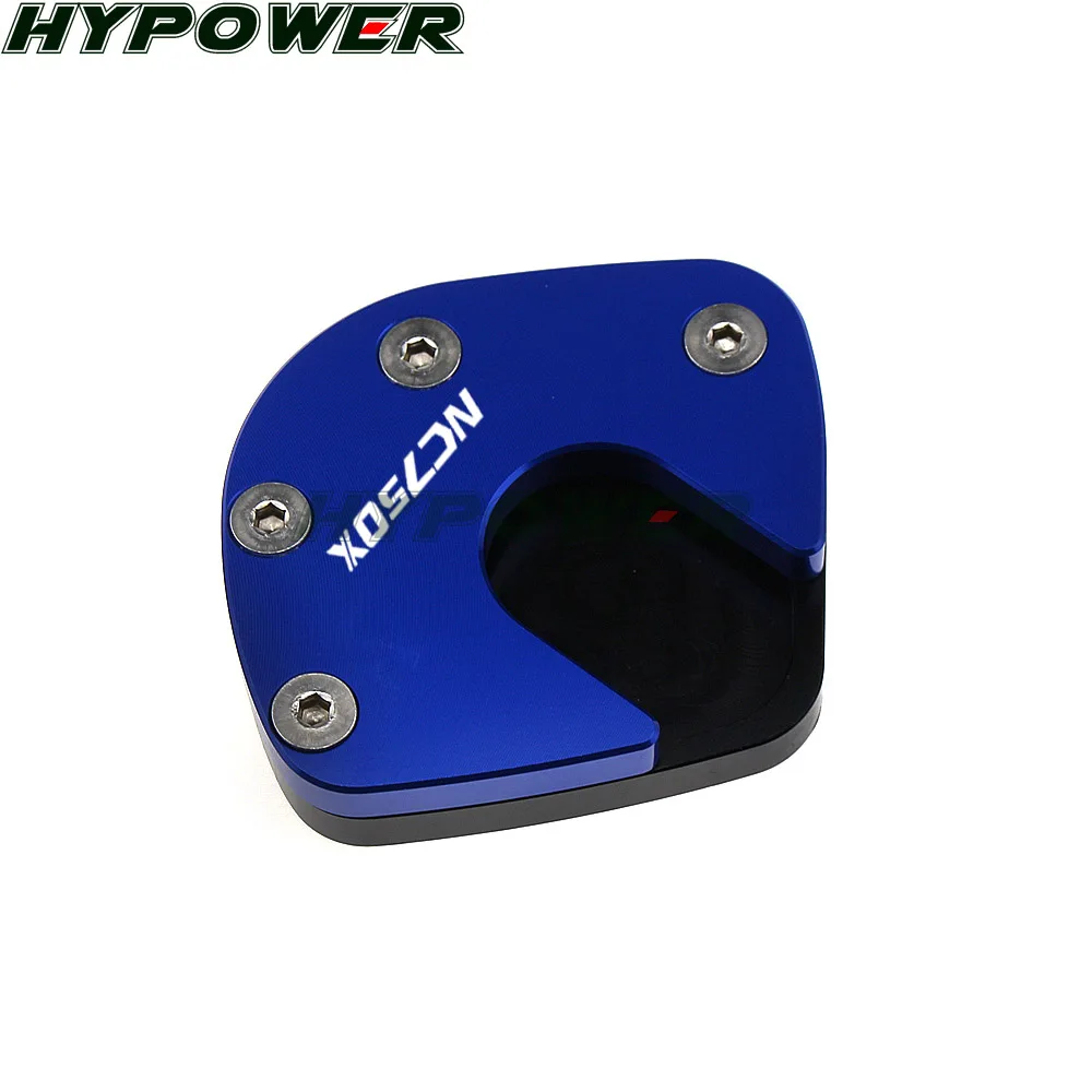 blue Для Honda HONDA NC750X NC 750X NC750 X- абсолютно подножка боковой стойки удлинитель увеличить расширение опорная пластина - Цвет: blue