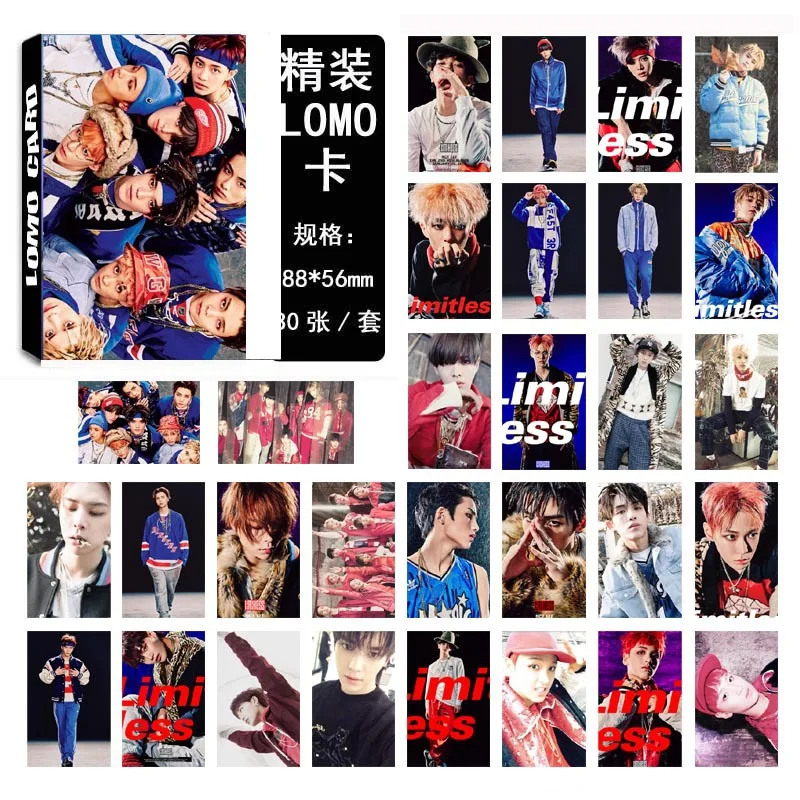 

30Pcs/set K-POP NCT 127 Photocard Good quality NCT127 New album LIMITLESS K-pop NCT DREAM HD Lomo Cards Fashion new arrivals