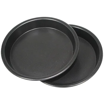 

10 In Round Deep Dish Pizza Pan Pie Tray Baking Tool Non-Stick Durable