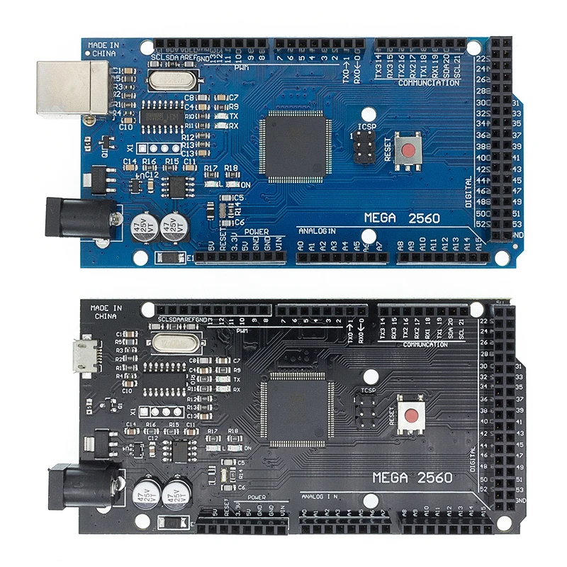 MEGA2560 макетная плата MEGA 2560 R3 (ATmega2560 16AU CH340G) AVR USB плата|Интегральные схемы| |