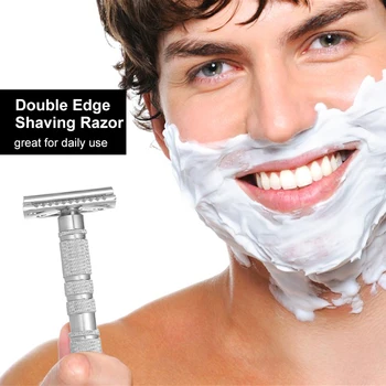 

Double Edge Shaving Razor Detachable Safety Razor Men's Beard Hair Removr Manual Shaving Shaver Face Care Hair Removal Tool