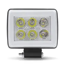 

led lights car accessories hot selling 18w square led trailer light for SUV 3000k 6000k 8000k 12v led truck headlights a