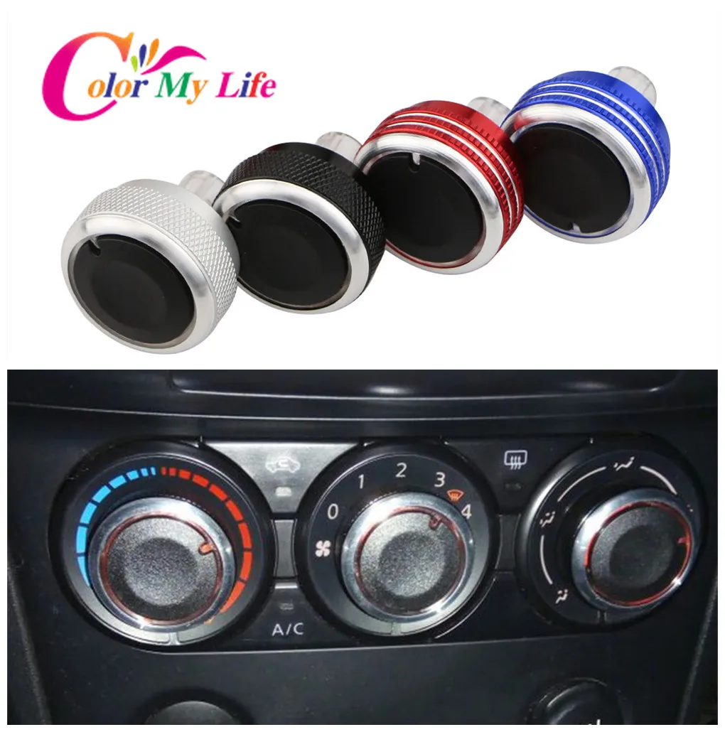 Цветная ручка контроля тепла My Life для автомобиля Honda Old Fit 2002 - 2010 ручки