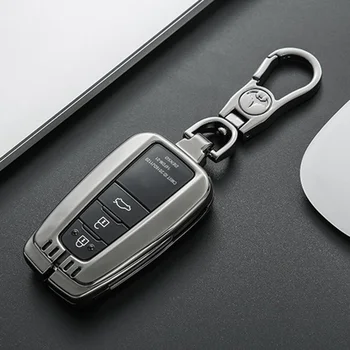

Ring Car Key Case Zinc Alloy For Toyota RAV4 2019 Shell Cover Practical