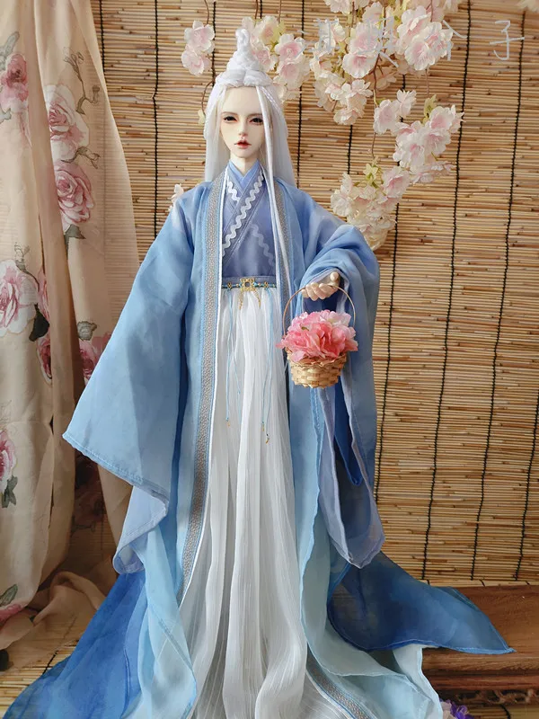 

1/4 1/3 BJD clothing Accessories doll Chinese Ancient costum dress clothes for BJD/SD SSDF uncle,not include doll,shoes,wig 2696
