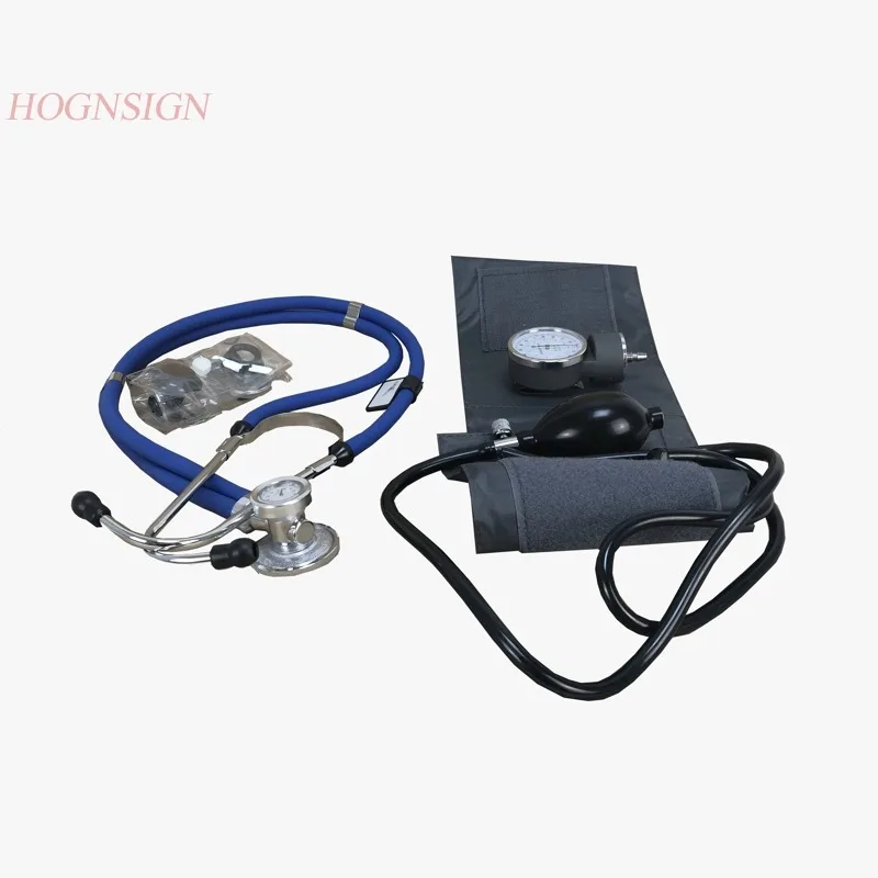 Stethoscope + Sphygmomanometer Heart Child Adult Professional Doctor Use Multi Purpose Clock With stetoscopio Medical Equipment