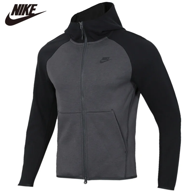 

Original Men's Nike Jacket AS M NSW TCH FLC HOODIE FZ Nike Clothing Grey