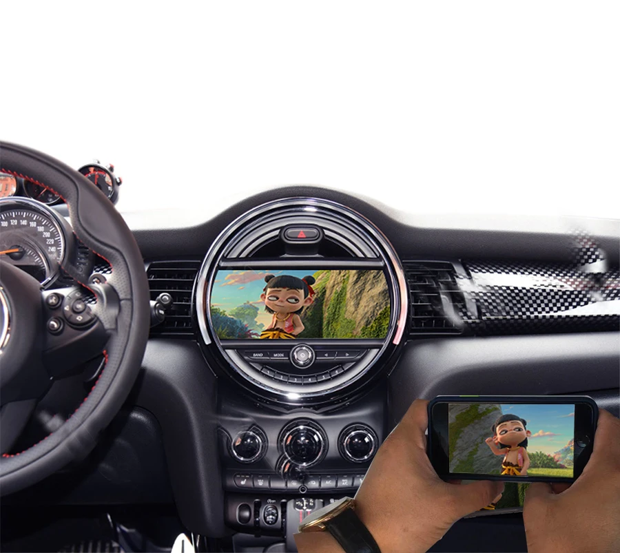 Sinairyu беспроводной Apple Carplay для BMW Mini EVO 6,5 дюймов/8,8 дюймов экран- Airplay Android авто Apple зеркальное воспроизведение автомобиля