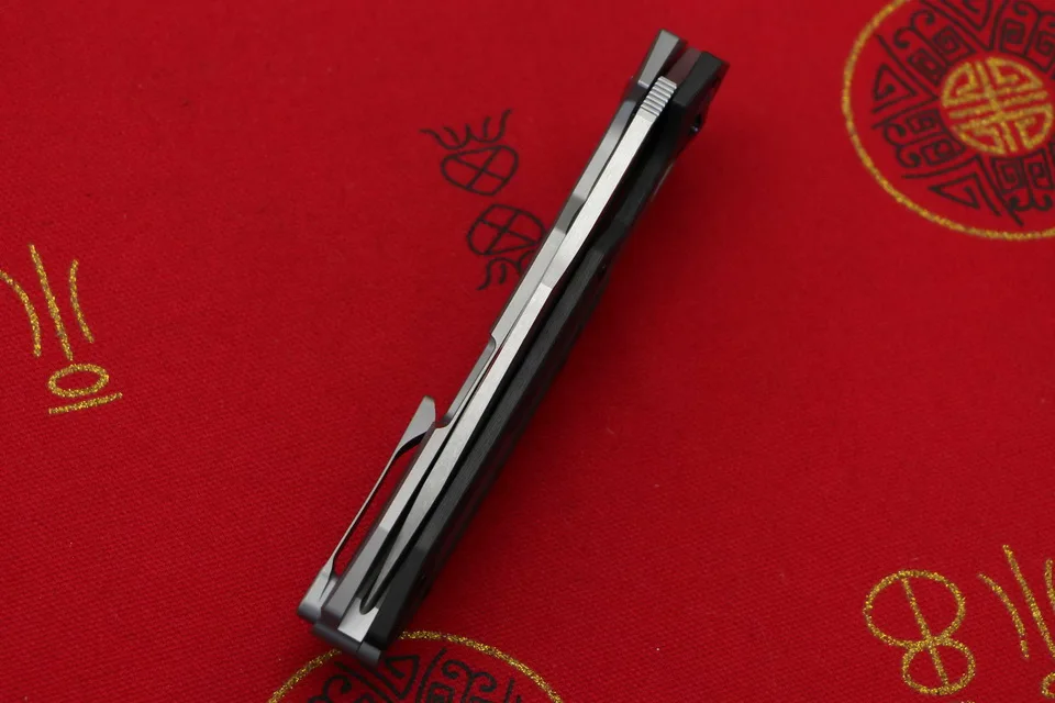 Складной нож KANEDEIIA ZT0999 лезвие M390 Титан+ ручка из углеродного волокна походные охотничьи Карманные Ножи EDC инструменты