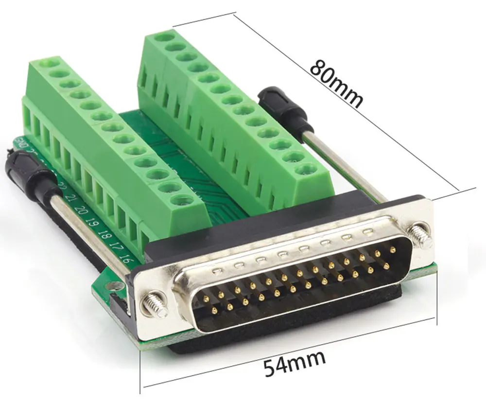 Db25 Saldatura-Trasporto Spina Maschio Femmina Presa Di 2 Righe 25 Spille Porta Seriale Connettore D-Sub 25 Sim Card E Adattatori