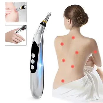 

Stimulator Face Body Massage Pen Therapy Muscle Meridians Energy Heal Electronic Acupuncture Health Care Relax Tools Acupoint