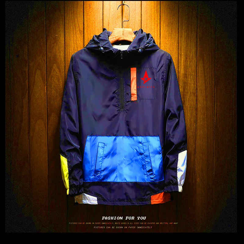 Мужские куртки astralis водонепроницаемые весенние пальто с капюшоном верхняя одежда steetwear spoof бренд nans размера плюс 5XL giacca uomo осень - Цвет: 8