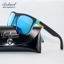 Бренд новые мужские Квадратные Солнцезащитные очки поляризованные очки женские солнцезащитные очки для вождения мужские винтажные очки
