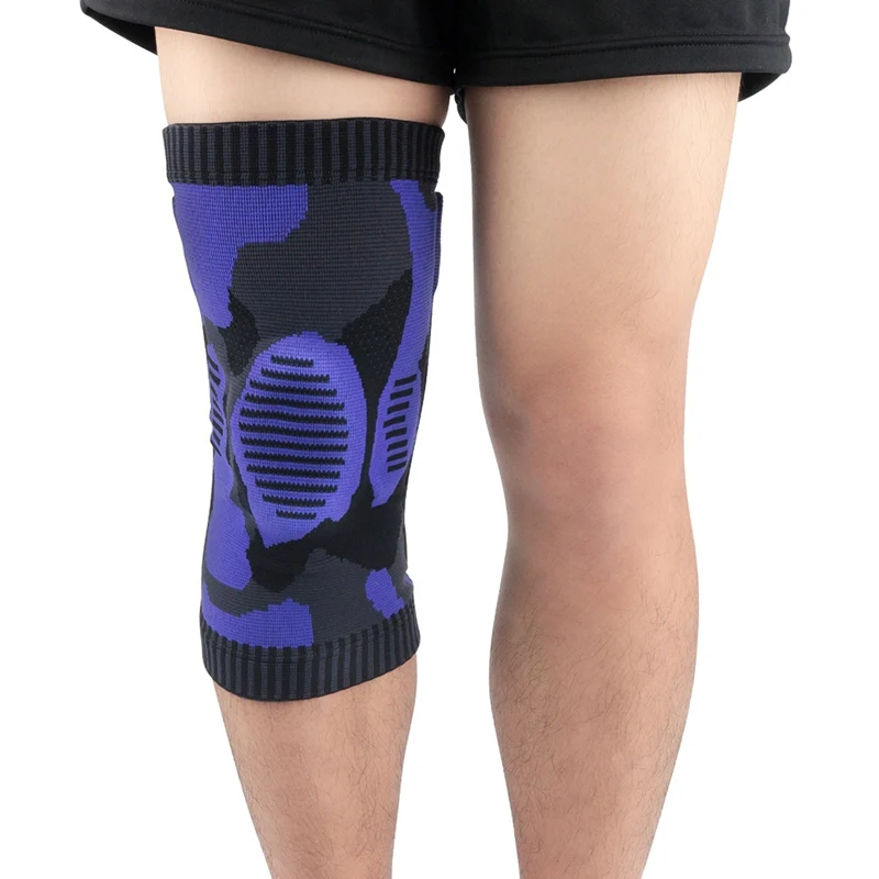 1pc Knee Pad Sleeve Fitness Compression Knitted Leg Support Patella Protector For Outdoor Gym Weight Lifting Basketball1