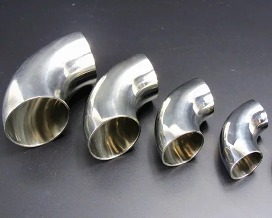 Outer D:19mm Thickness:1.5mm 304 Stainless Steel Elbow 90 Degree Welding Sanitary Grade Bend Bright Surface Polishing