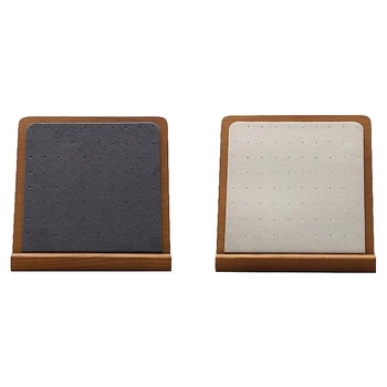 

Solid Wood Stud Earrings Display Props Window Jewelry Display Placed Earrings Storage Rack Display Stand Vertical