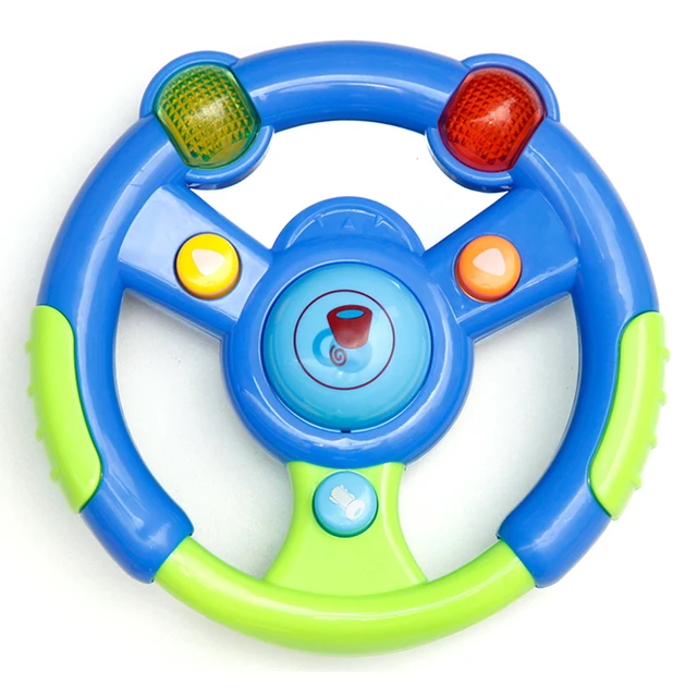 Baby Children Music Realistic Electric Steering Wheel with LED Educational Kids Toy 5