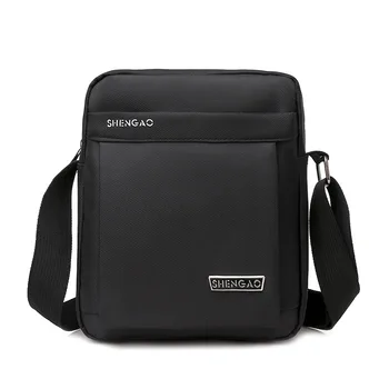 

Men Bag Casual Fashion Shoulder Bag Waterproof Oxford Messenger Crossbody Bag Business High-End Elegant Square Sling Bag