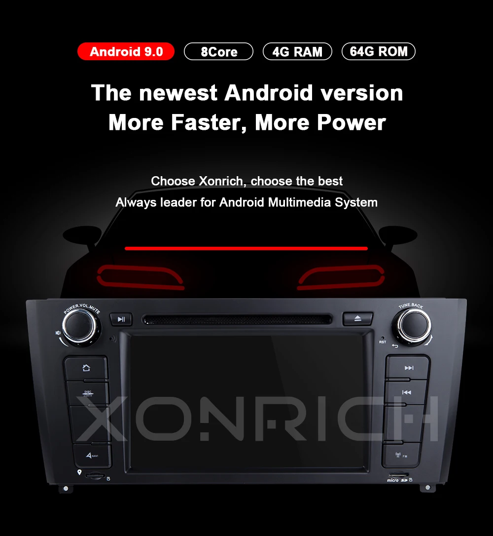 Cheap IPS DSP 1 Din Android 9.0 Car Radio DVD Player GPS For BMW 1 Series E88 E87 E82 E81 I20 Navigation Multimedia Stereo 8Core4+64GB 4