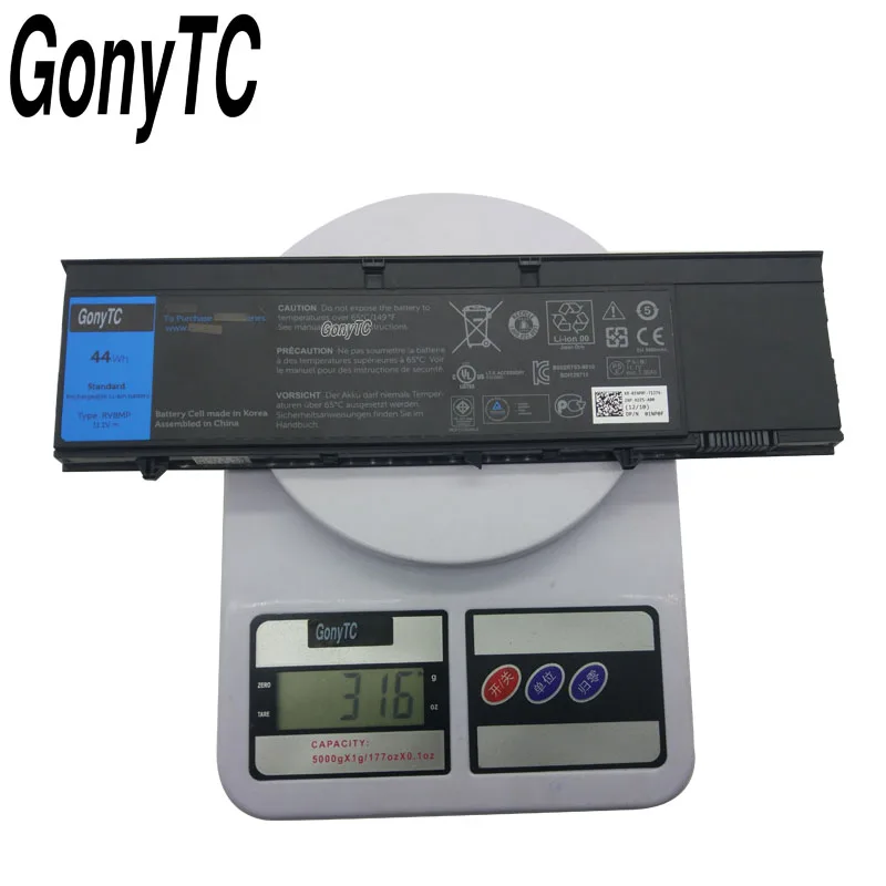 GONYTC оригинальный 44WH RV8MP 1NP0F 37HGH Аккумулятор для ноутбука Dell широта XT3 планшетный ПК