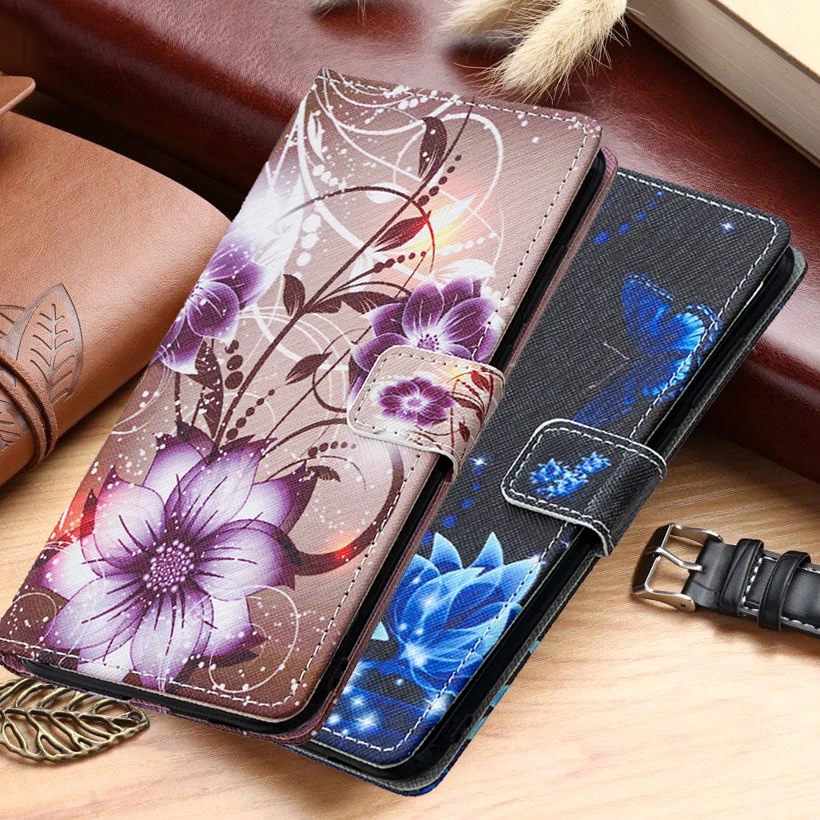 Hoa Ví Da Dành Cho Huawei Honor 9C 9S 9A 9X 8S 8A 8X 10i 10 20 Lite y8P Y7P Y6P Y5P Y7 Y5 Y6 2019 Y9S Y6S Flip Cover Huawei dustproof case
