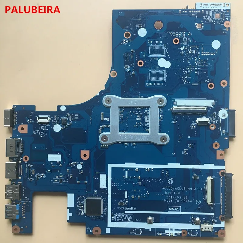 PALUBEIRA ноутбук материнская плата NM-A281 с A8-6410 Процессор для lenovo G40-45 ноутбук NM-A281 плата полностью протестировано