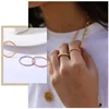 89049-933c08.jpg Bague mince Chic en corde torsadée pour femmes, bagues de mariage en métal en acier inoxydable, nouveaux bijoux de fête Vintage simples et élégants