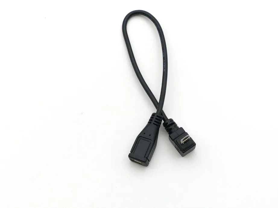 Прямоугольный удлинитель Micro USB кабель для передачи данных штырь гнездо 25