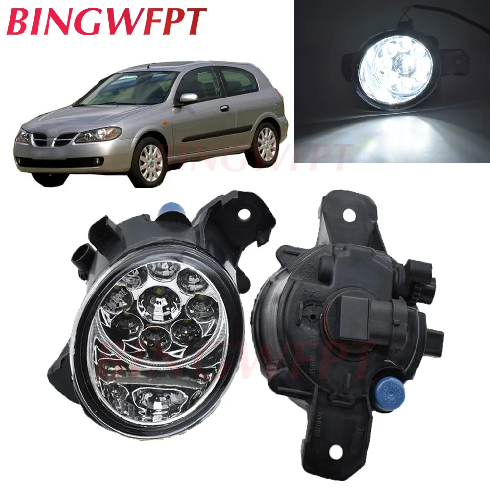 

2PCS LED Fog Lights H11 For N-issan Almera 2/II Hatchback (N16) 2001 2002 2003 2004 2005 2006 Halogen Fog Lights 55W