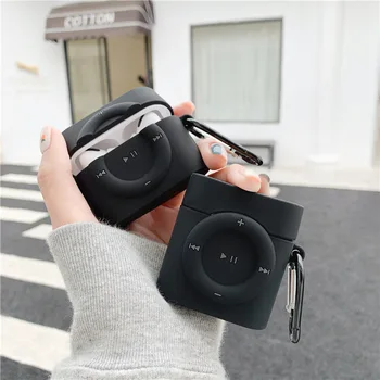 

New Creative 3D MP4 silicone earphone skin case for apple AirPods 1 2 3 pro bluetooth wireless headset cover