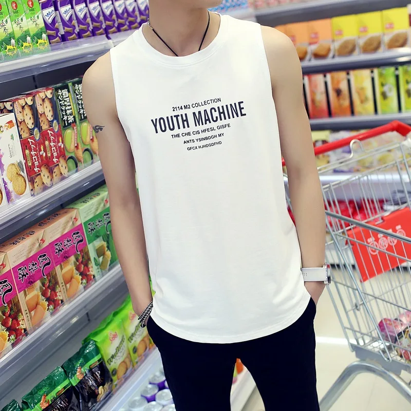 

Sports Casual Basketball Vest Male Vest Fashion Men Sleeveless Vest MEN'S Vest Men'S Wear