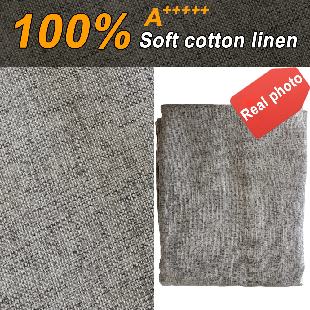 Big XXL Linen Beanbag Sofa Cover No Filler Bean Bag Chair Pouf Bed Futon Ottoman Seat Tatami Puff Relax Lounge Furniture
