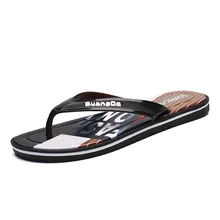 Мужские шлепанцы; коллекция года; сезон лето; мужские трендовые шлепанцы в Корейском стиле; модные повседневные сандалии