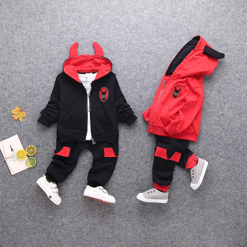 

2018 New Style CHILDREN'S Garment 1-3 a Year of Age BOY'S Spring And Autumn Three-piece Set-Long Sleeve Baby Autumn Clothes Boy