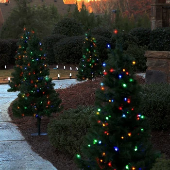 

2M 20 Pcs Merry Christmas Hanging Festival Lights Christmas Tree Ornament Navidad Natal Pendant For Home Night Decorations Glow