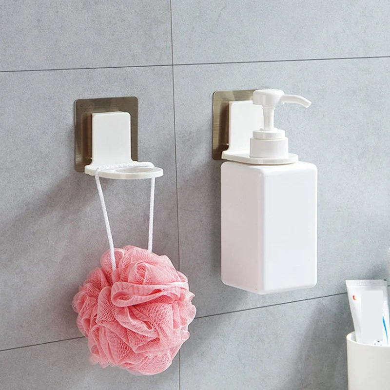 Shower Gel Bottle Rack,adhesive Wall Mounted Soap Bottle Holder