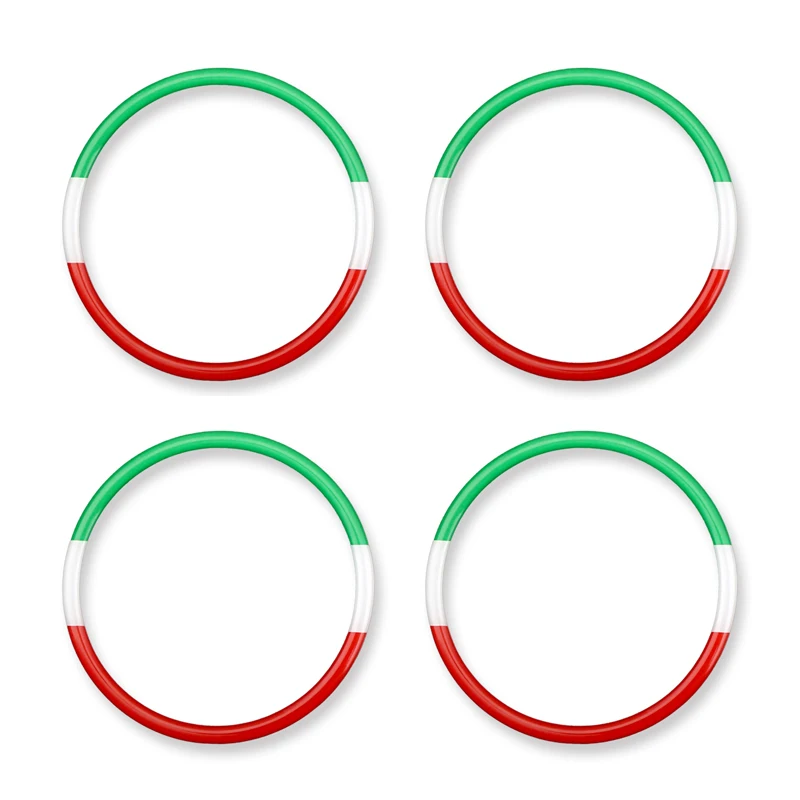 Wheel Hub Covers Wheel Hub Caps 4pcs Car Wheel hub center decorative stickers fit for alfa romeo 159 147 156 giulietta 147 159 mito accessories
