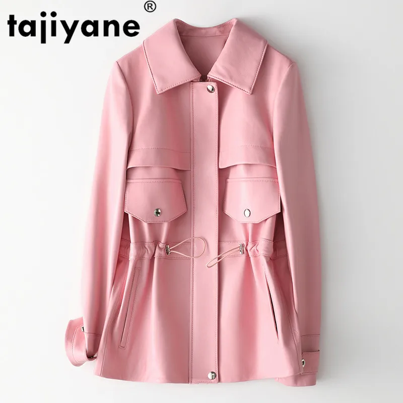 

100% Real Sheepskin Coat Female Genuine Leather Jacket Women Clothes 2021 Korean Women's Fur Coat Vintage Spring Autumn ZJ2021