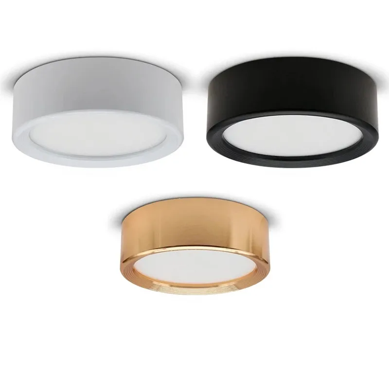 LED Ceiling Light Ultra-thin LED Surface Mount Ceiling Lamp 3W5W7W9W12W15W Black/White/Gold Housing Ceiling Spot Lamp for Home Living room Decor led ceiling light,ceiling light