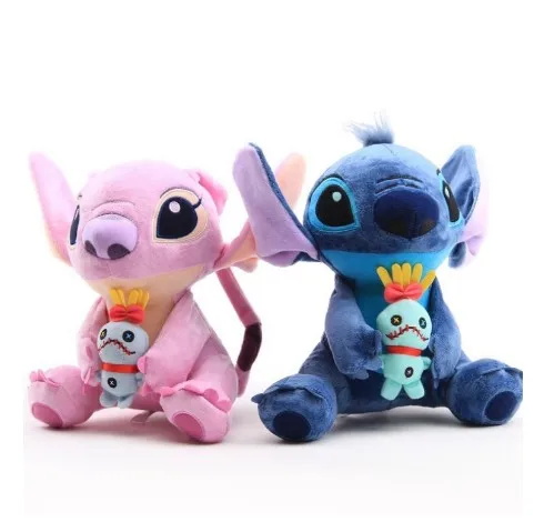 

20cm-38cm Kawaii Stitch Plush Toy Anime Lilo And Stitch Soft Stuffed Doll for children baby birthday gift