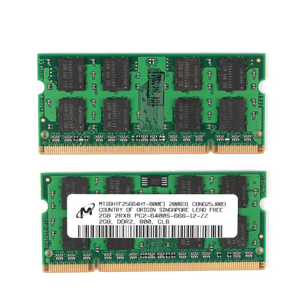 Buyincoins для ELPIDA 2 Гб DDR2 PC2-6400S 800 МГц 200PIN SO-DIMM ram памяти ноутбука PC6400