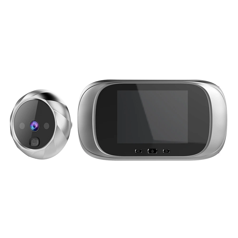 

DD1 Wide Angle Smart Vedio Professional Cat Eye Visual Doorbell Home Night Vision Infrared LCD With Memory HD Electronic