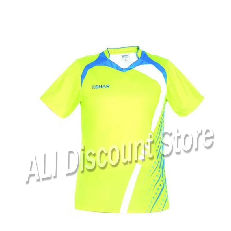 Новые футболки TIBHAR для настольного тенниса, футболки для настольного тенниса, спортивные футболки с коротким рукавом, 014111A