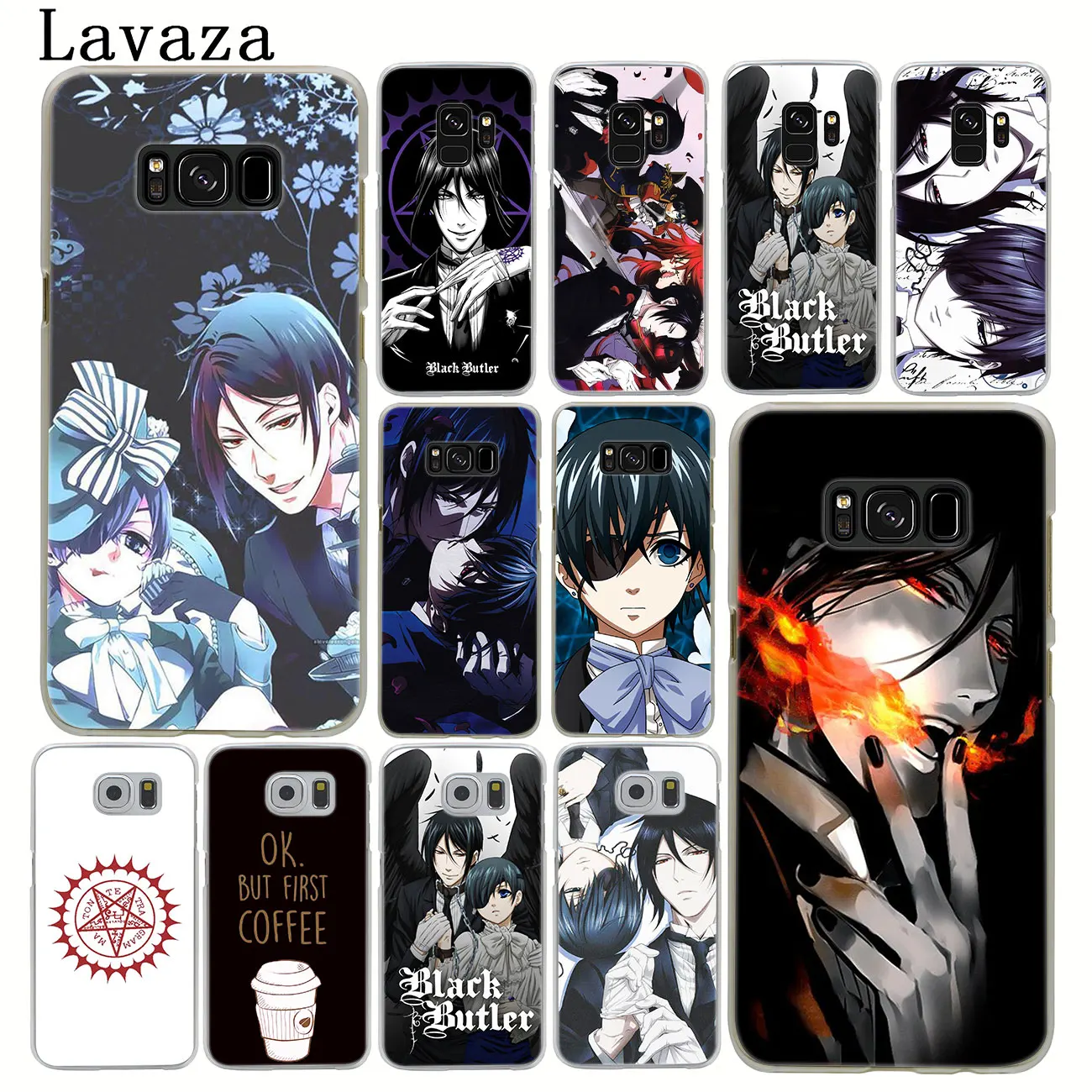 Чехол для телефона Lavaza Black Butler Kuroshitsuji Samsung Galaxy S20 Ultra S10E S10 Lite S6 S7 Edge S8 S9 Plus A51 A71 A81 A91 |