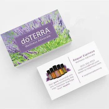 

Personalize Logo Lavender Business Card DesignBusiness Cards， Calling Card，Custom Text Social Media Card