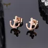 12 Pairs Lot Wholesale Earrings Anchor Stud Earrings Set Ear Lobe Piercing Ring Stainless Steel Jewelry Men Women Accessories 5
