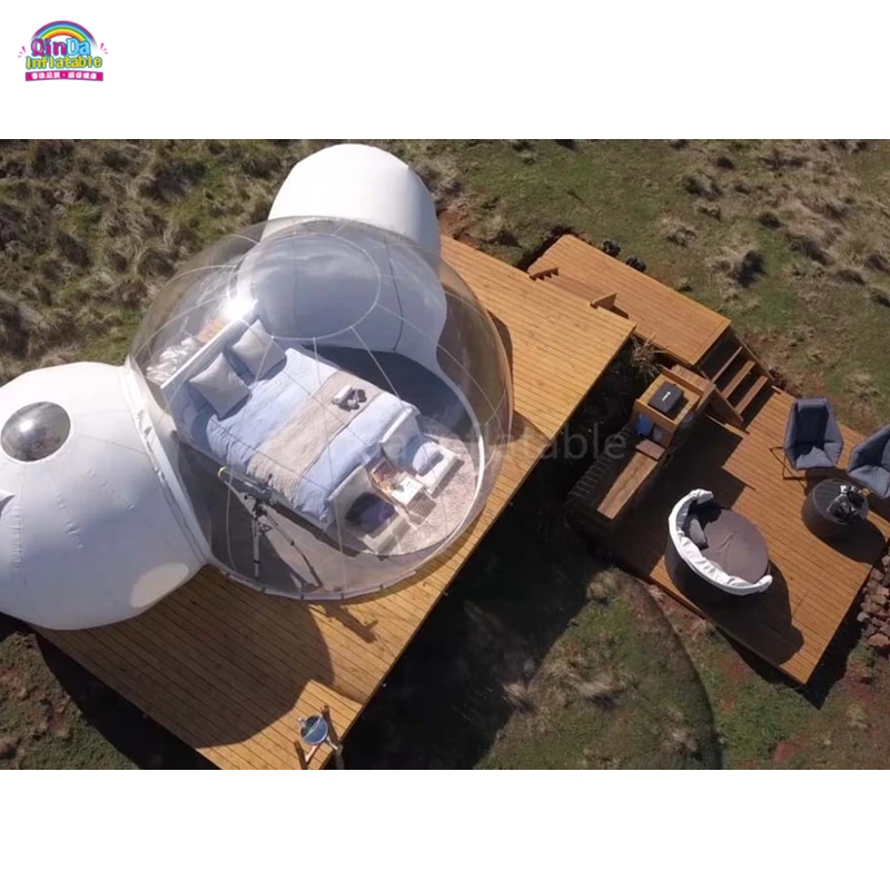 Tenda Gonfiabile Da Campeggio All'Aperto Commerciale Casa Trasparente Cielo Stellato Tenda E Colazione Bubble House Hotel