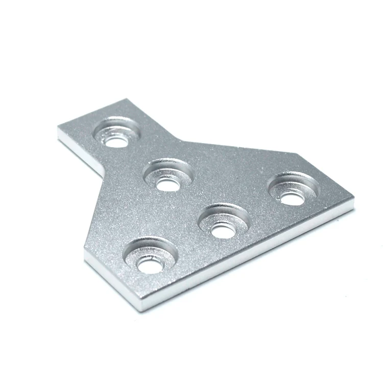GIULY T Shape 5 Hole Joining Plate for 3D Printer V- slot 2020 Aluminum Profile