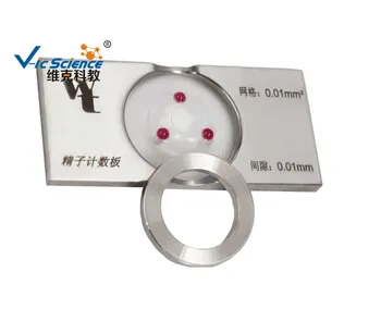 

Hospital laboratory supplies counting board Metal material Sperm counting chamber With Grid
